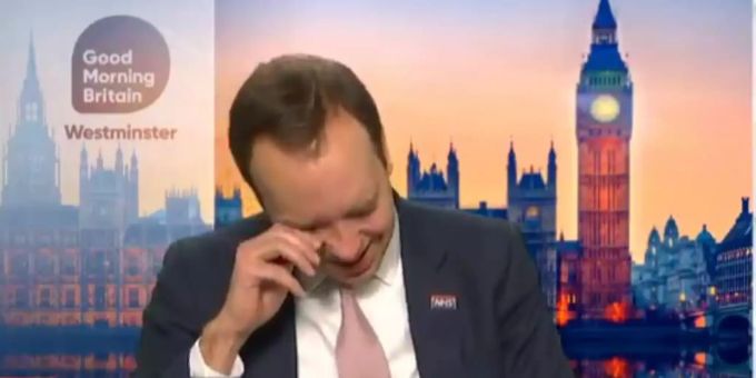 Impf-Start - Briten-Gesundheitsminister bricht im Live-TV in Tränen aus
