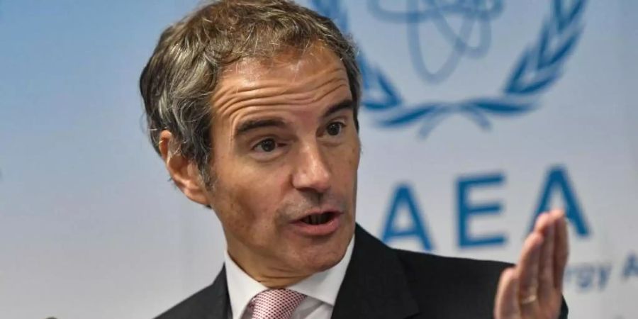 Rafael Grossi, Generaldirektor der Internationalen Atomenergiebehörde (IAEA), spricht bei einer Pressekonferenz. Foto: Dean Calma/IAEA Imagebank/dpa/Archiv