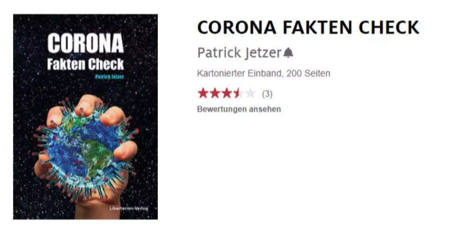 Patrick Jetzer Buch Coronavirus