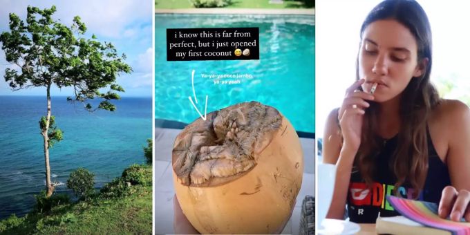 Kippe und Kokoswasser - Tamy Glauser fliegt während Corona nach Bali