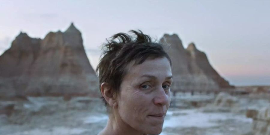 Frances McDormand als Fern in einer Szene des Films «Nomadland. Foto: --/Searchlight Pictures/20th Century Studios/Walt Disney/dpa