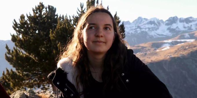 Lena Bühler, Klimaaktivistin des Klimastreiks. Klimaaktivistin Lena Bühler.