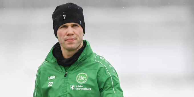 Florian Kamberi im Training des FC St.Gallen. FC St.Gallen Kamberi