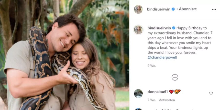 bindi sue irwin