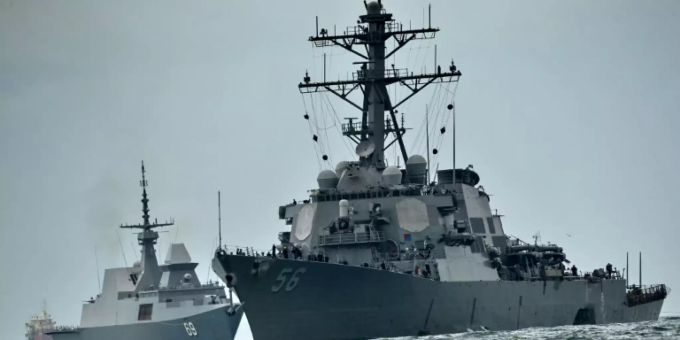 Die «USS John S. McCain» im Jahr 2017 Die «USS John S. McCain» im Jahr 2017
