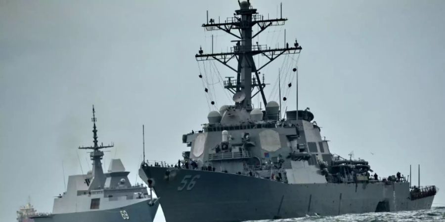 Die «USS John S. McCain» im Jahr 2017