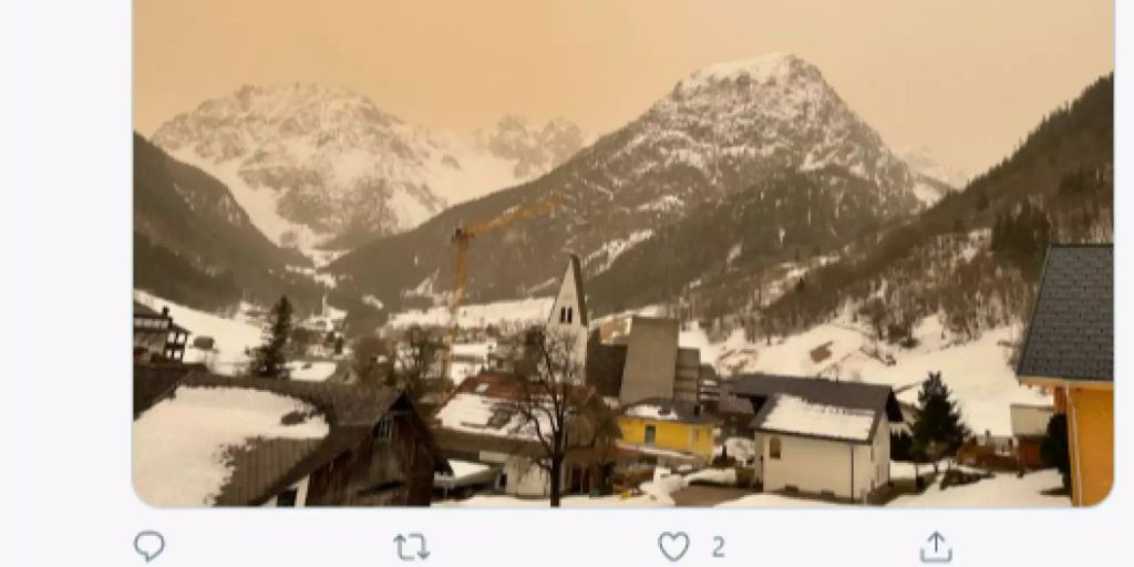Dies Sind Die Beeindruckendsten Bilder Von Saharastaub