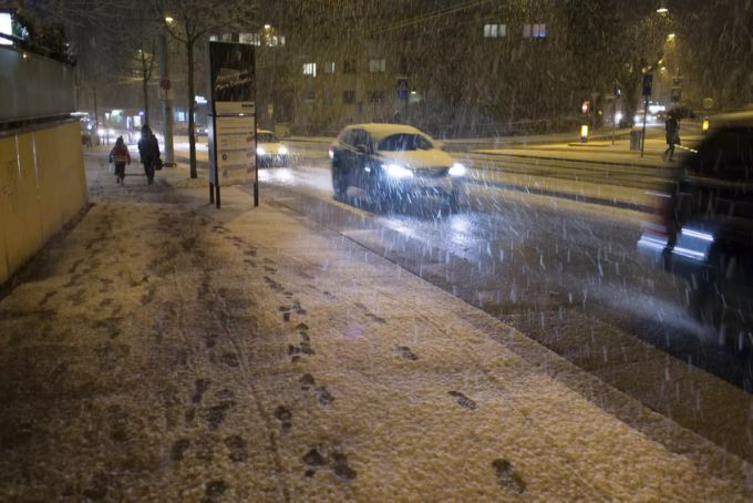 Schnee im Flachland? Diesen Winter ein eher seltenes Bild. Schnee