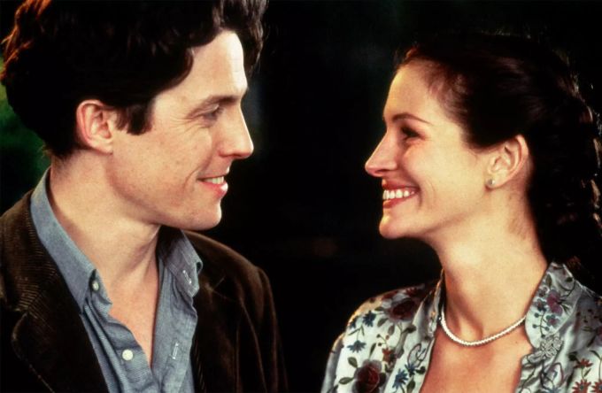 Hugh Grant und Julia Roberts in einer Szene des Klassikers «Notting Hill». hugh grant