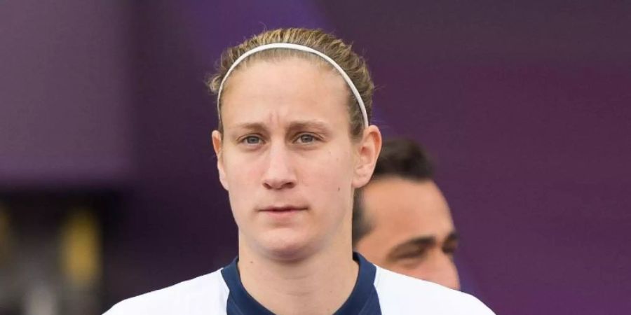 Ann-Katrin Berger, hier noch im Trikot von Paris St. Germain, soll ihr Debüt in der Frauen-Nationalmannschaft geben. Foto: picture alliance / dpa