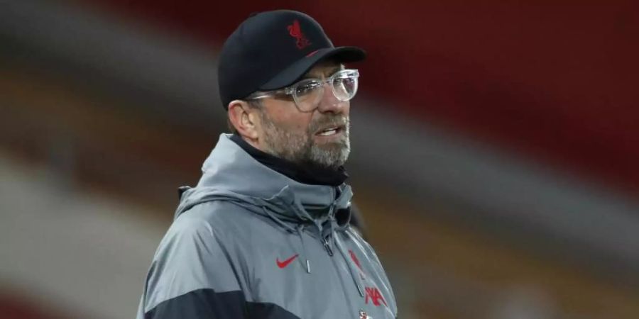 Liverpools Trainer Jürgen Klopp kritisierte den eng getakteten Spielplan. Foto: Clive Brunskill/Pool Getty/dpa