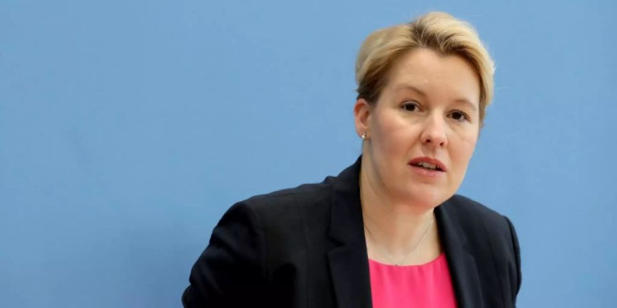 Bundesfamilienministerin Franziska Giffey