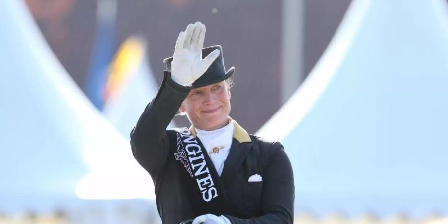Nicht mehr die Nummer eins in Deutschland: Dressurreiterin Isabell Werth. Foto: Friso Gentsch/dpa