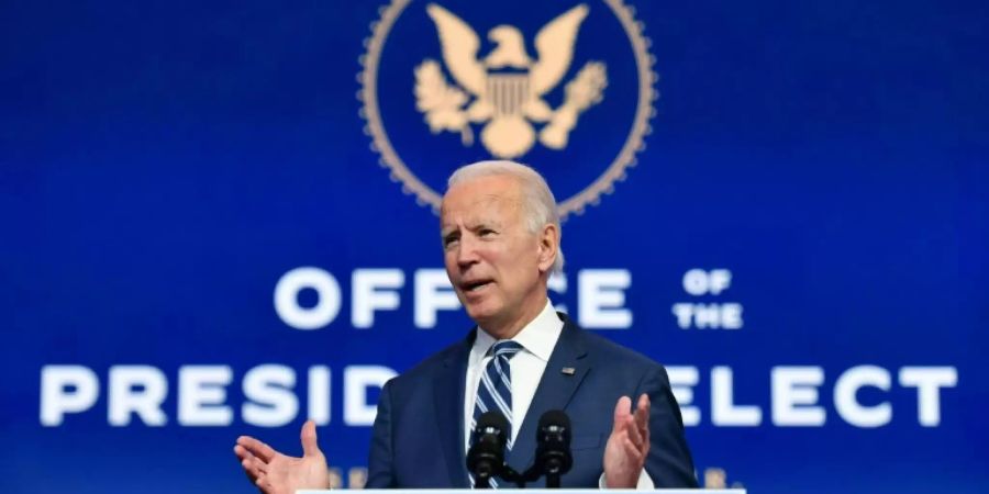 Der künftige US-Präsident Joe Biden