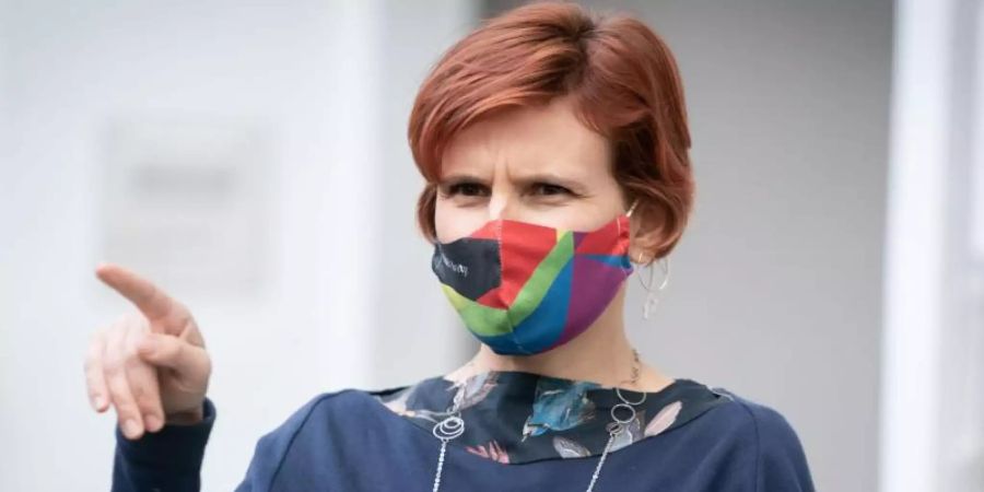 Linken-Chefin Katja Kipping erwartet wegen Corona ein «Comeback der sozialen Frage». Foto: Kay Nietfeld/dpa