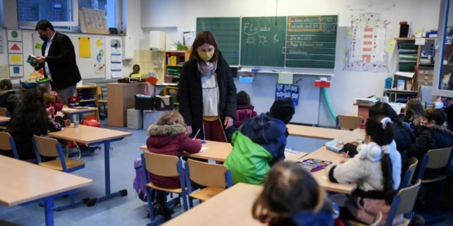 Unterricht in einer Grundschule