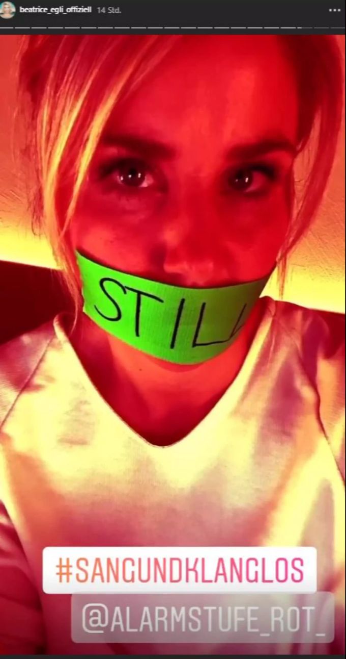 Beatrice Egli schlägt Alarm. egli
