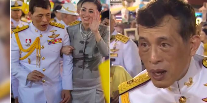 «Kein Kommentar!» - Thai-König schwitzt bei unangenehmer Reporter-Frage