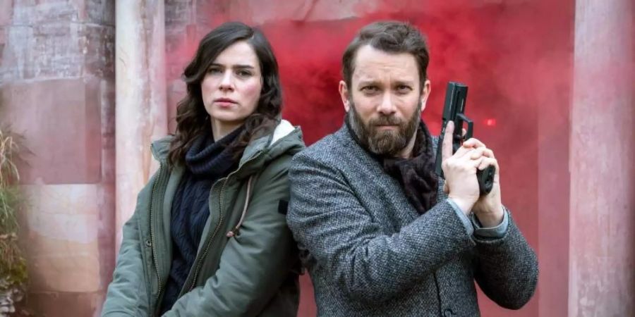 Der Weimarer «Tatort» mit Nora Tschirner und Christian Ulmen hat sich gegen die Konkurrenz durchgesetzt. Foto: Steffen Junghans/MDR/MadeFor/dpa