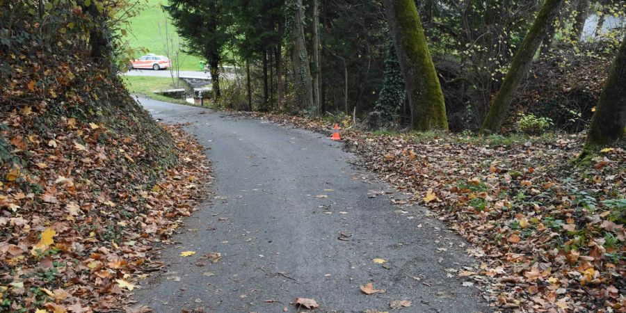 Selbstunfall mit Velo