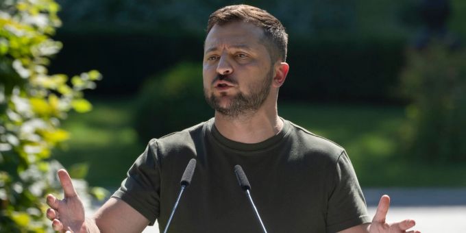 Der ukrainische Präsident Wolodymyr Selenskyj. Wolodymyr Selenskyj
