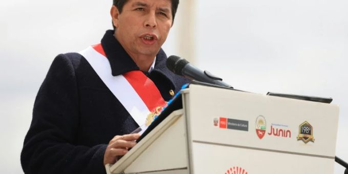 Perus Präsident Pedro Castillo peru präsident Castillo