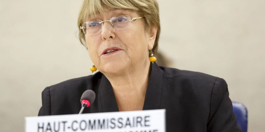 Michelle Bachelet ist die UN-Hochkommissarin für Menschenrechte.