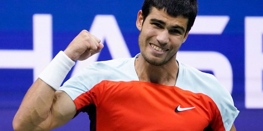 Carlos Alcaraz setzte sich im Finale der US Open durch.