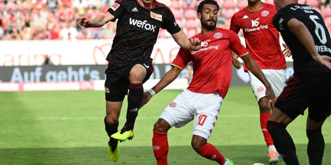Mainz und Union taten sich im Duell schwer. Mainz und Union taten sich im Duell schwer.
