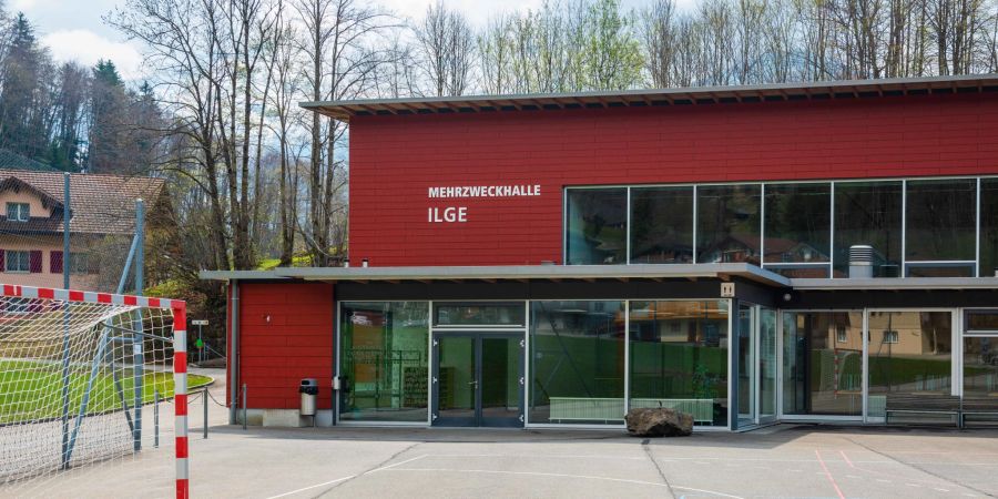 Die Mehrzweckhalle Ilge in der Gemeinde Illgau.