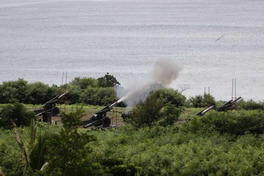 Am Dienstag hat nun auch Taiwan mit Militärübungen begonnen.