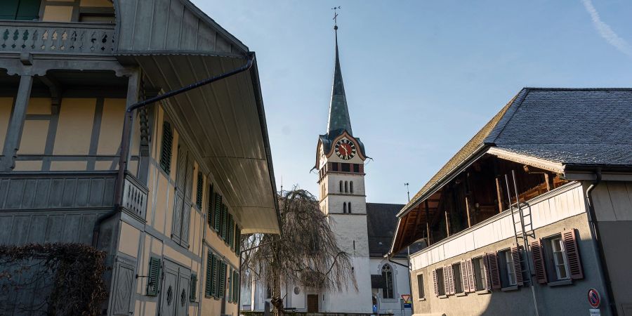 Die evangelisch-reformierte Kirche am Bärenplatz in Langnau.