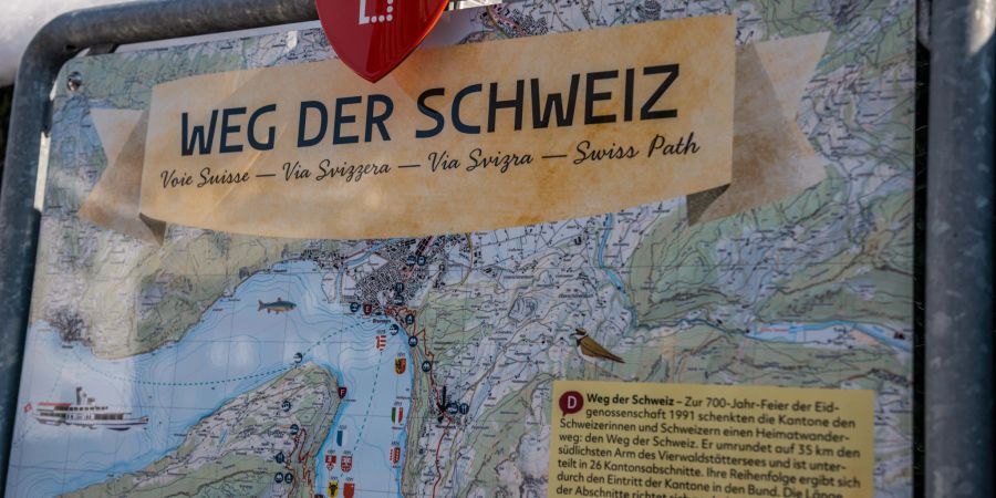 Der Weg der Schweiz in Morschach. - Kanton Schwyz