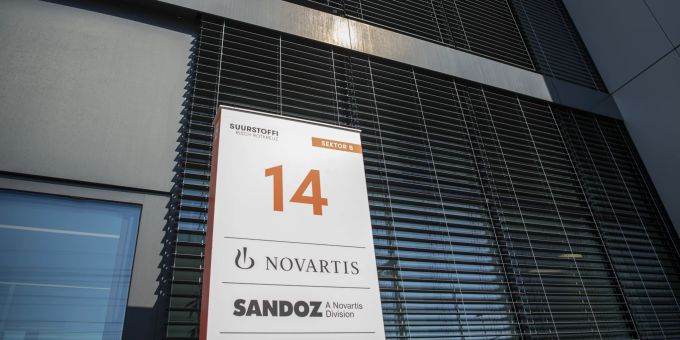 Der Schweizer Verwaltungshauptsitz des Generika-Konzerns Sandoz in der Suurstoffi in Rotkreuz im Kanton Zug in der Gemeinde Risch im Kanton Zug. novartis