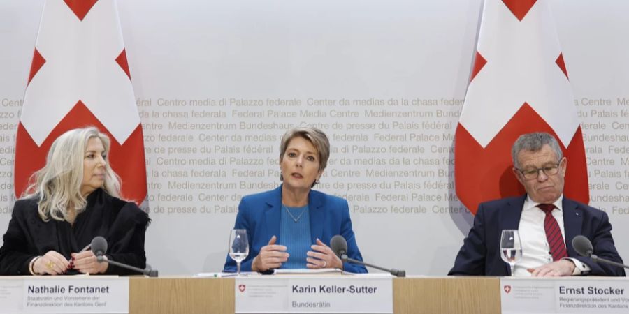 Karin Keller-Sutter OECD-Mindeststeuer