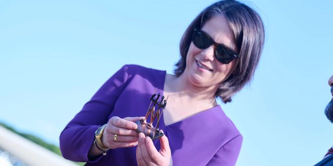 Bundesaussenministerin Annalena Baerbock (Grüne) ist heute in Panama zu Gast. Bundesaussenministerin Annalena Baerbock (Grüne) ist heute in Panama zu Gast.