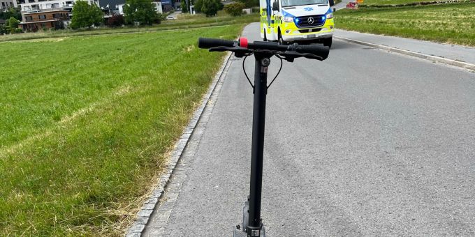 Balgach: Mit E-Trotinett gestürzt Mit E-Trotinett gestürzt
