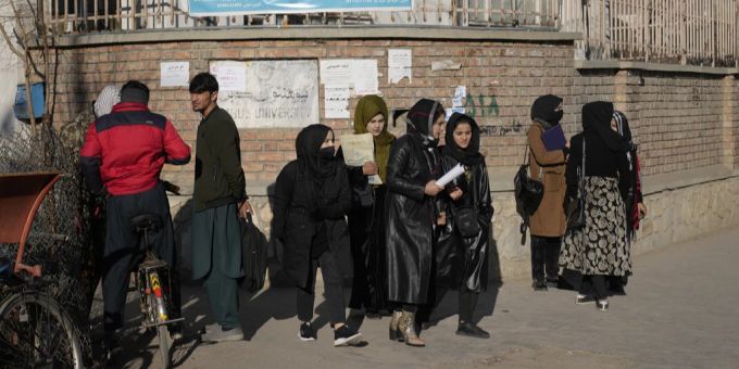 Die Taliban haben den Frauen verboten, für die Vereinten Nationen zu arbeiten. (Symbolbild) Afghanistan Frauen Taliban