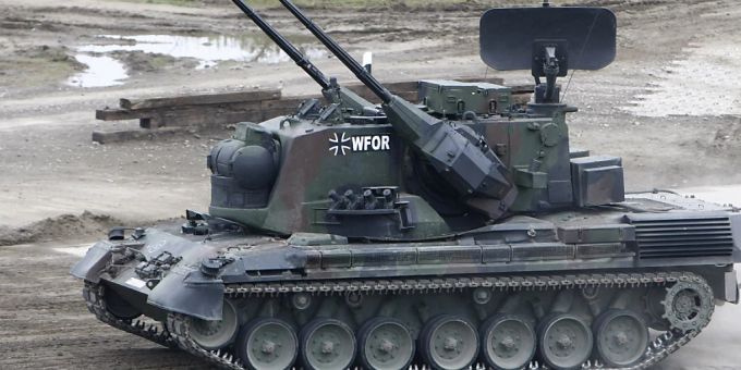 Deutschland möchte in der Schweiz hergestellte Munition für den Flugabwehrpanzer «Gepard» an Kiew liefern. (Archivbild) ukraine-krieg