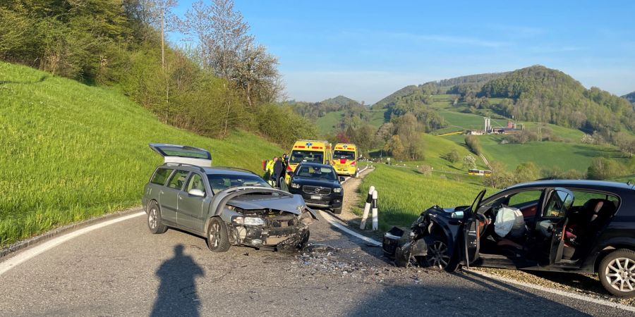 Frontalkollision auf Staffelegg