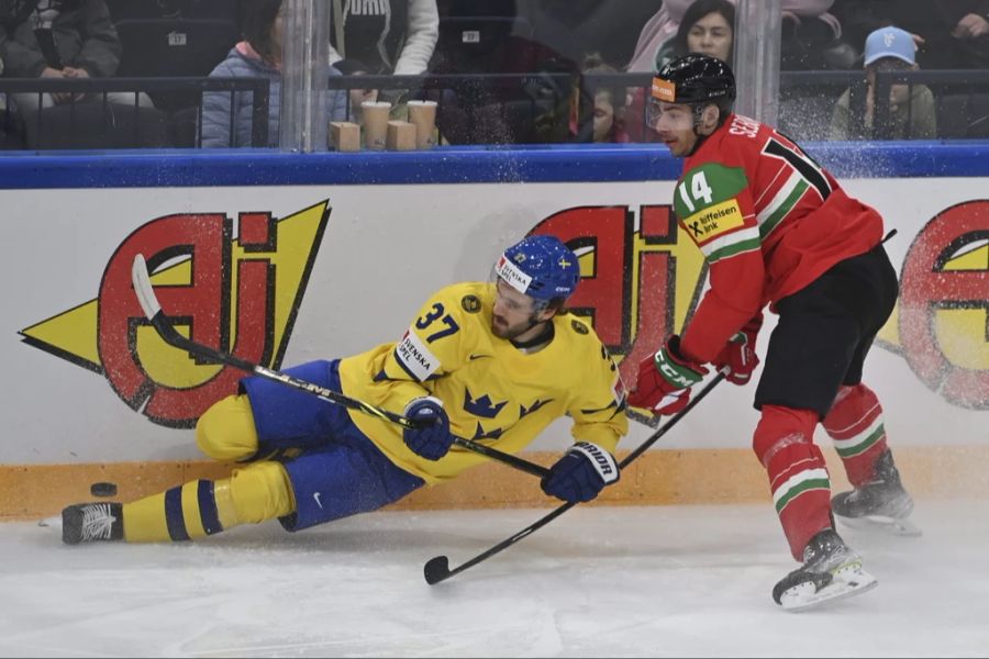 Schweden Ungarn Eishockey WM