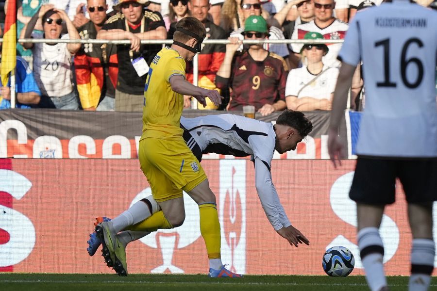 Deutschland muss sich im Testspiel gegen die Ukraine mit einem 3:3 begnügen.