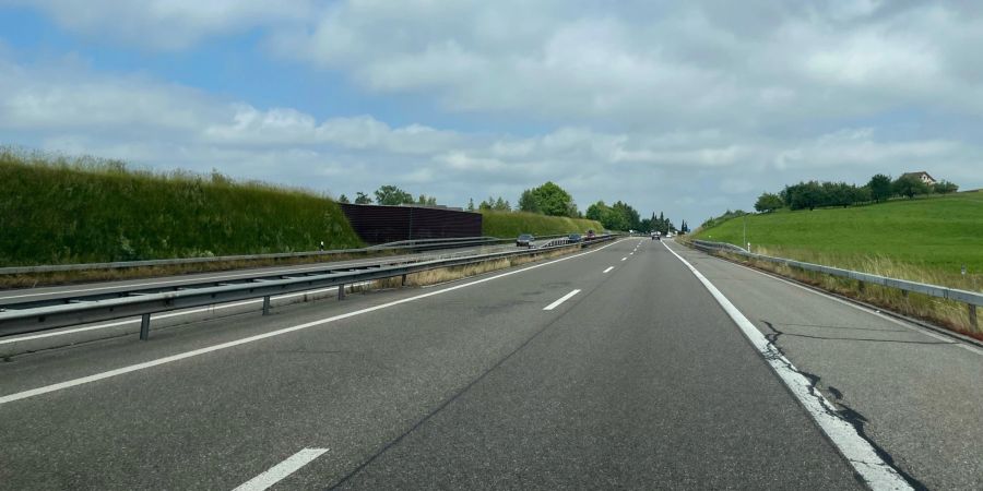 Auf Autobahn verunfallt