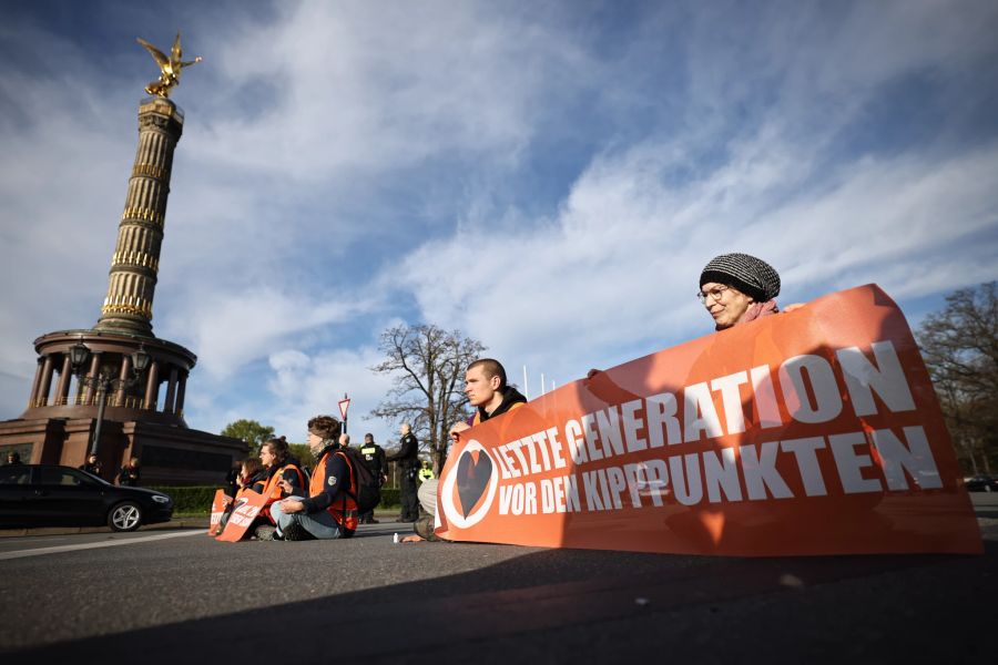 Die Protestbewegung «Letzte Generation» ist für die Aktion verantwortlich.