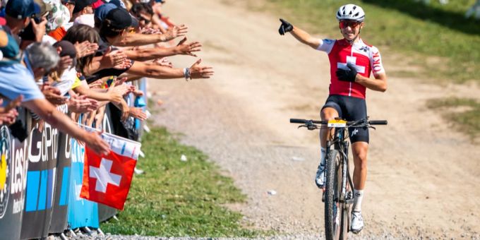 Schweizer Radfahrer an der WM 2022. (Archivbild) glasgow rad wm