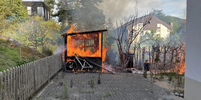 Brandfall erfordert Feuerwehreinsatz