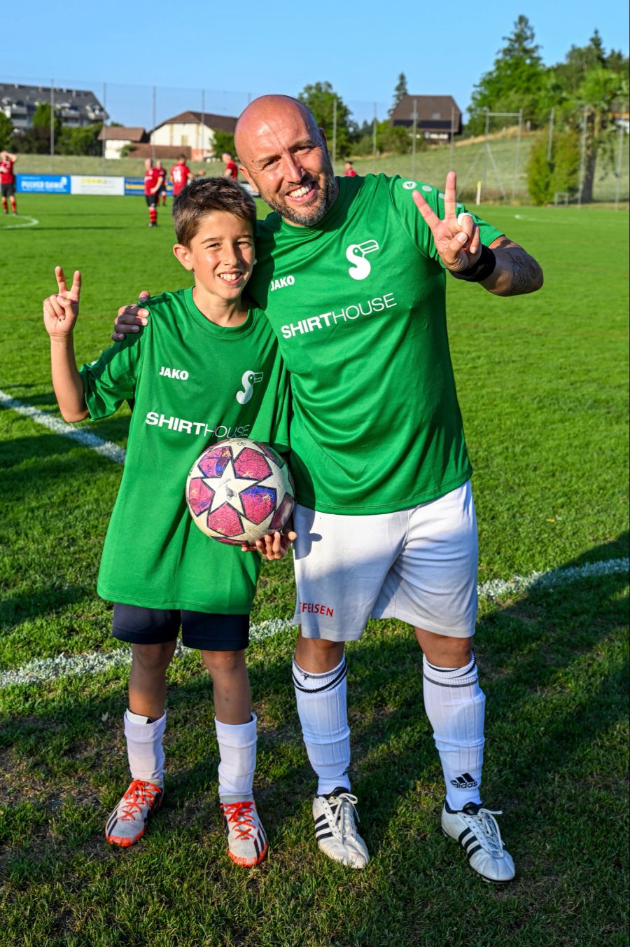 Alessio und Martin WElti liefen für den FC Shoppy auf.