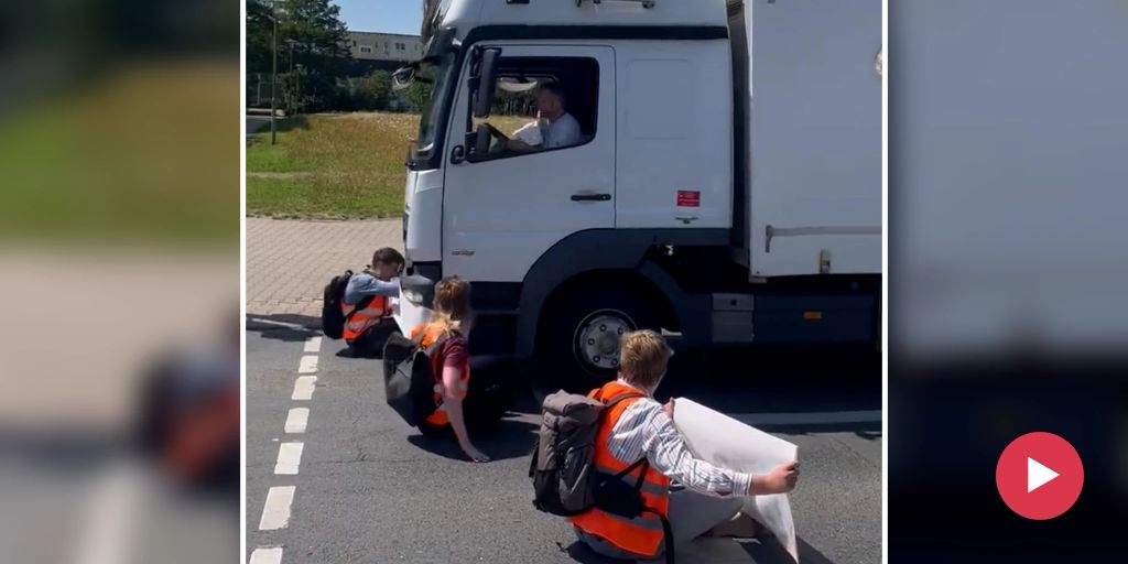 Klimakleber Angefahren Konsequenzen Für Lkw Fahrer 0493