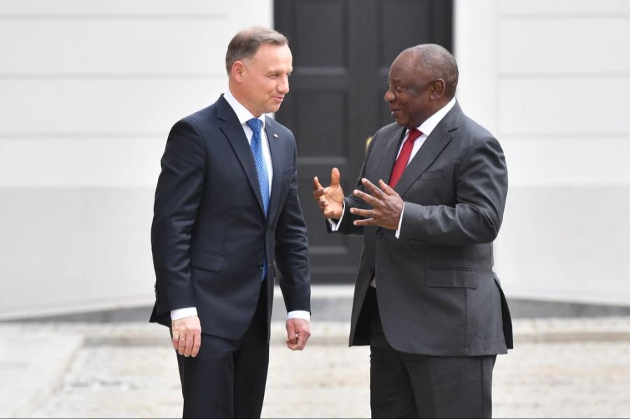 Andrzej Duda Cyril Ramaphosa