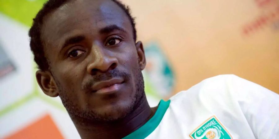 Ex YB- und FCB-Stürmer Seydou Doumbia im Dress der Nationalmannschaft der Elfenbeinküste.